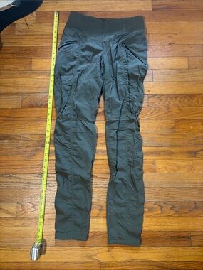 Prana Olive Green Cargo Performance Leggings